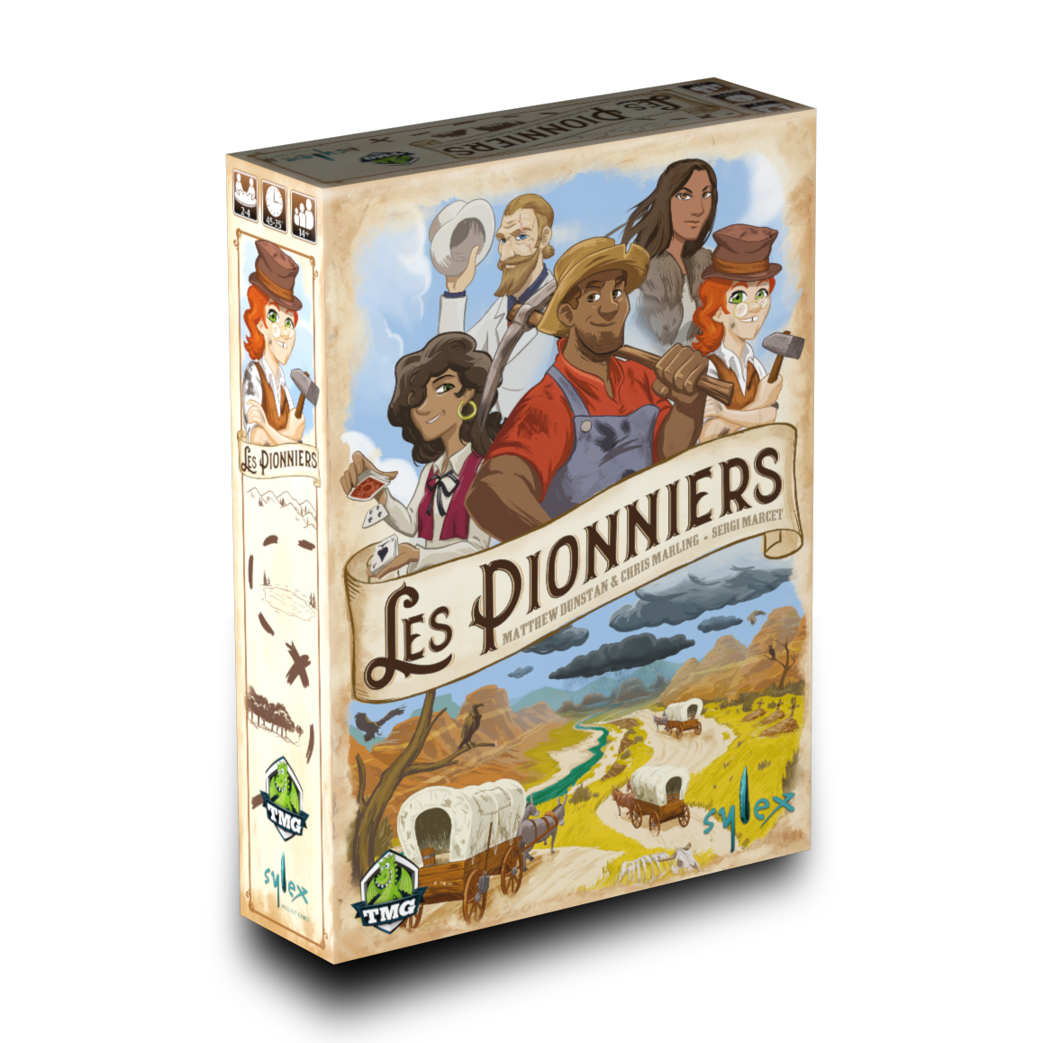 Boite de jeu Les Pionniers